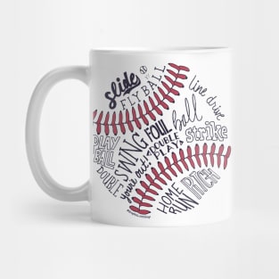 Baseball Words © GraphicLoveShop Mug